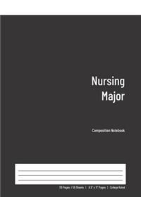 Nursing Major Composition Notebook