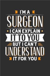 I'm A Surgeon I can explain it to you but I can't understand it for you