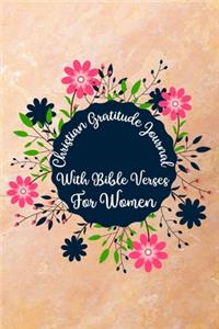 Christian Gratitude Journal with bible verses for women