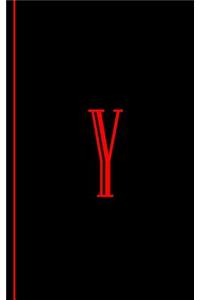 Monogram Letter Y Journal