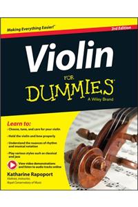 Violin for Dummies, Book + Online Video & Audio Instruction