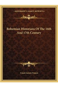 Bohemian Historians of the 16th and 17th Century