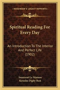 Spiritual Reading for Every Day