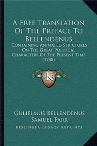 Free Translation Of The Preface To Bellendenus