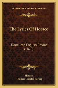 Lyrics Of Horace