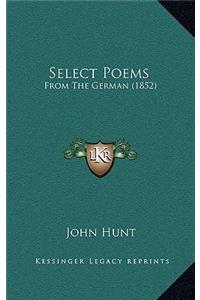 Select Poems