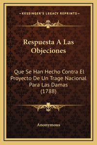Respuesta A Las Objeciones