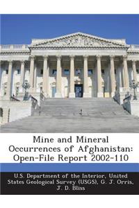 Mine and Mineral Occurrences of Afghanistan
