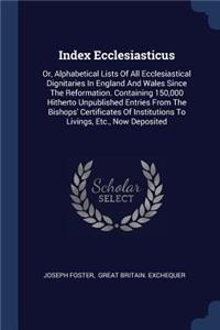Index Ecclesiasticus