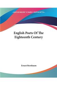 English Poets Of The Eighteenth Century