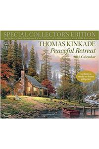 Thomas Kinkade Special Collector's Edition 2018 Deluxe Wall Calendar