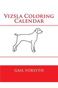 Vizsla Coloring Calendar