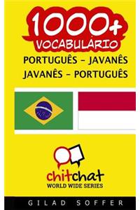 1000+ Portugues - Javanes Javanes - Portugues Vocabulario