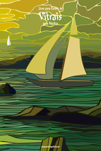 Livro para Colorir de Vitrais para Adultos 1