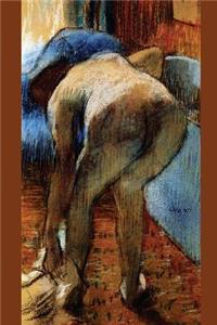 ''Leaving the Bath'' by Edgar Degas - 1885