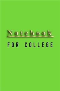 Notebook For College