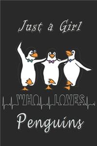 Just a girl who loves Penguins journal