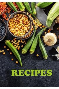 RECIPES - A blank cookbook for my own recipes