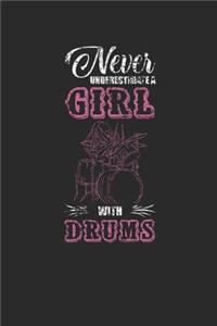 Never Underestimate A Girl With Drums