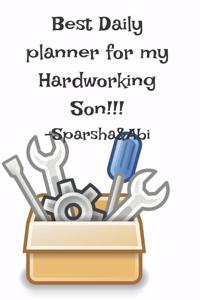 Best Daily Planner for My Hardworking Son!!! Sprasha &Abi