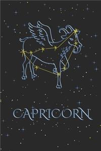 Notebook - Zodiac Sign Capricorn