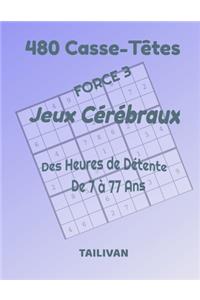 480 Casse-Têtes Jeux Cérébraux Force 3