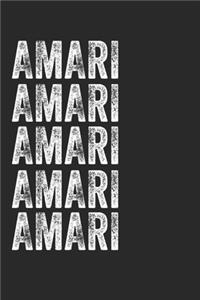 Name AMARI Journal Customized Gift For AMARI A beautiful personalized