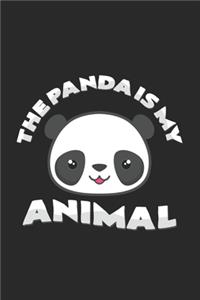 The panda is my animal