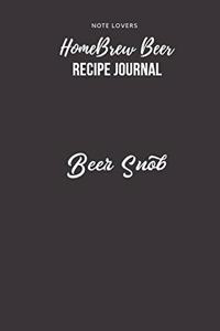 Beer Snob - Homebrew Beer Recipe Journal