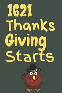 1621 Thanksgiving Starts