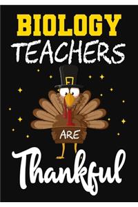 Biology Teachers Are Thankful