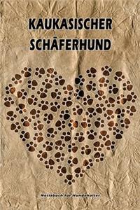 Kaukasischer Schäferhund Notizbuch für Hundehalter