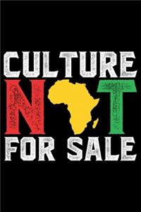 Culture Not For Sale