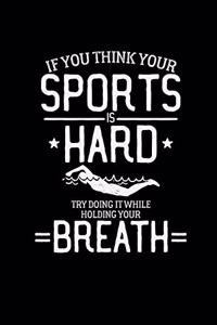 Sports is hard breath