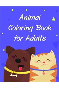 Animal Coloring Book for Adults