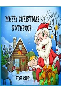 Merry Christmas Notebook for Kids