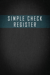 Simple Check Register
