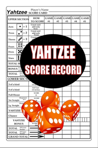 Yahtzee Score Record