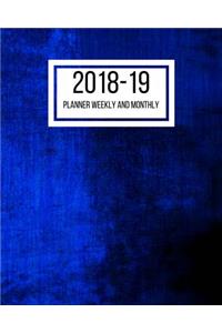 2018-19 Planner Weekly and Monthly