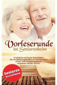 Vorleserunde im Seniorenheim
