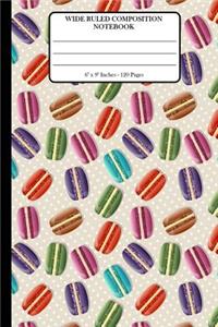 Wide Ruled Composition Notebook 6