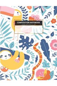 COMPOSITION NOTEBOOK College ruled 8.5x11 in l 100 Page