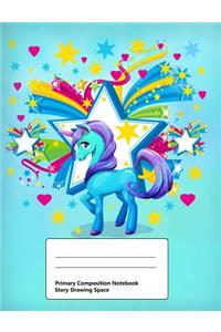 Primary Composition Book with Story Drawing Space