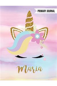 Maria Unicorn Primary Journal
