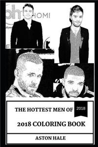 The Hottest Men of 2018 Coloring Book
