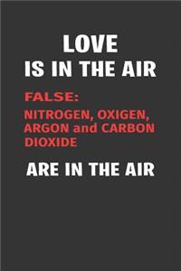 Love Is in the Air False Nitrogen Oxigen Argon and Carbon Dioxide Are in the Air