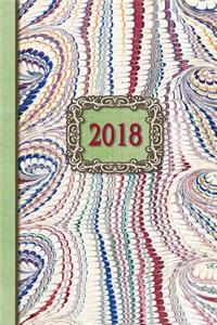 2018 Diary Green Frame