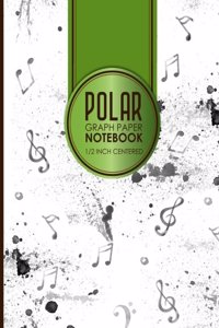 Polar Graph Paper Notebook