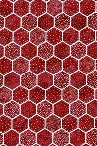 Bullet Journal Notebook Polka Dots and Hexagons Pattern 13