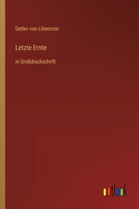 Letzte Ernte